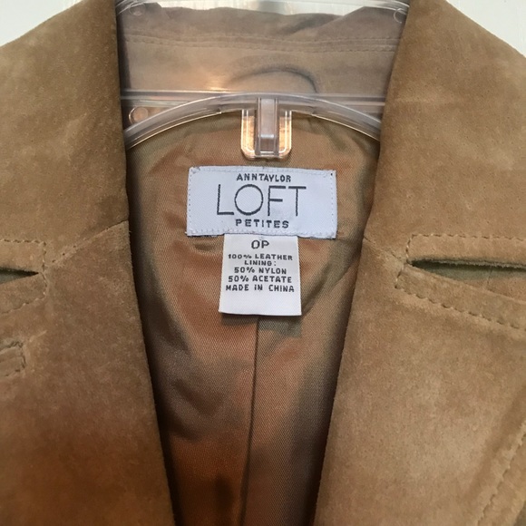 LOFT Suede Leather Jacket - Picture 7 of 7